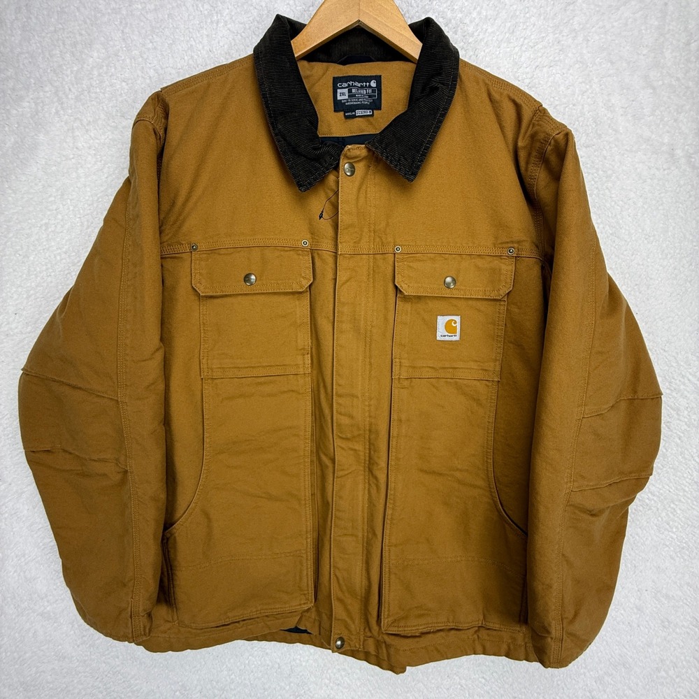 Carhartt OC3283-M Relaxed Fit Full‎ Swing Armstrong Jacket Mens 2XL Brown FA22